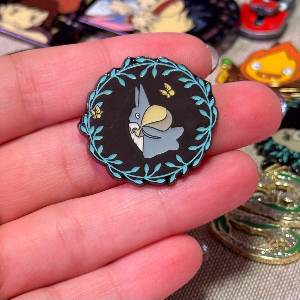 Loungefly Studio Ghibli Totoro Vines Enamel Pin BoxLunch Exclusive Hard Enamel C